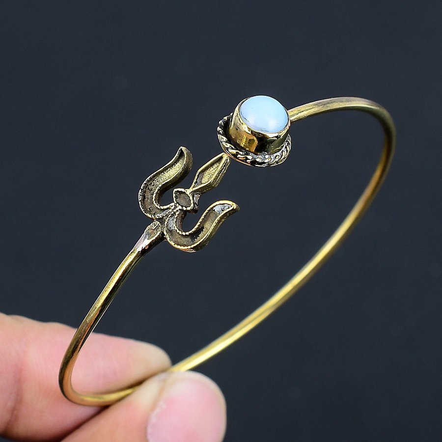 Bracciale 7 Chakra In Pietre Naturali Calcedonio Lilla – Regolabile, Per Meditazione, Regalo Uomo/Donna